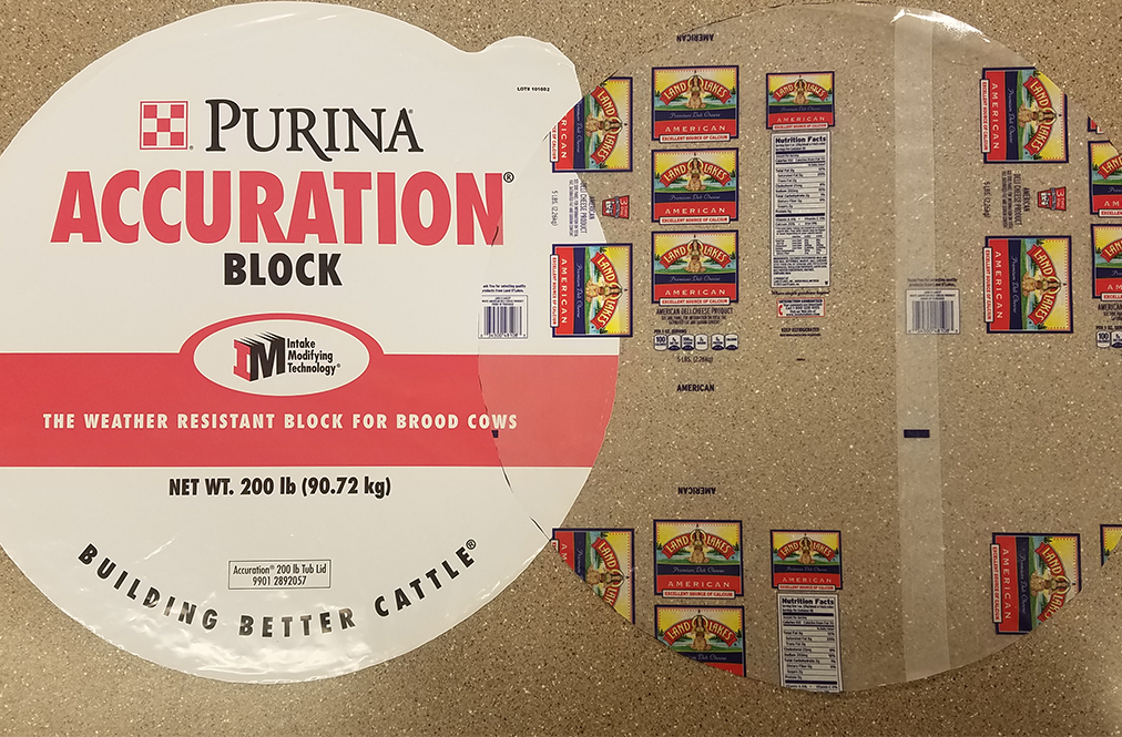 Purina Accuration Block And Land O'Lakes Deli American Wrapping