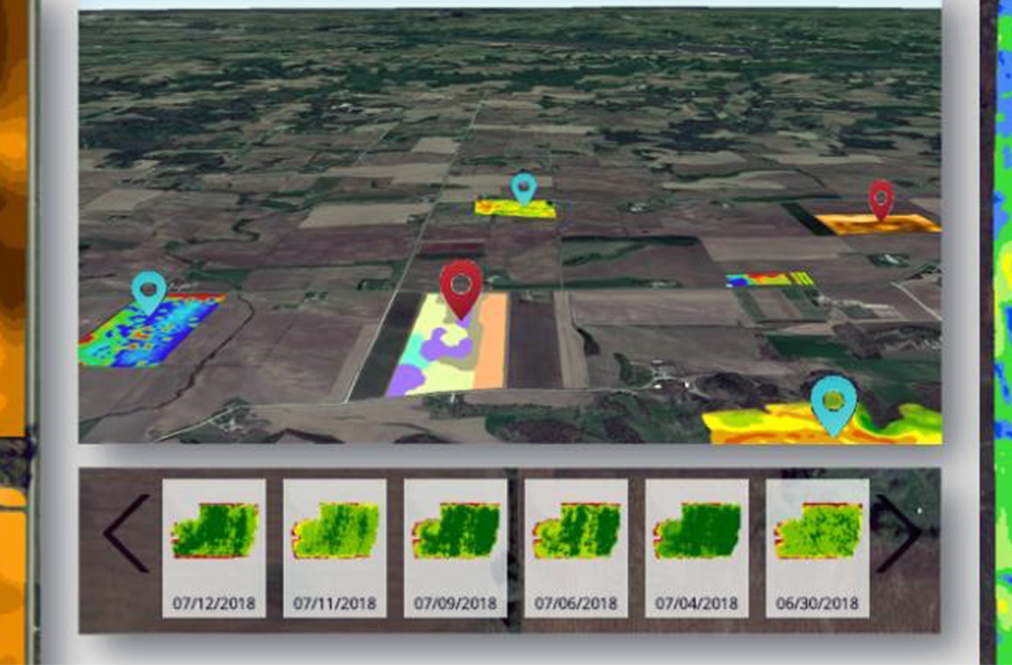 digital farm view with acre plots 
