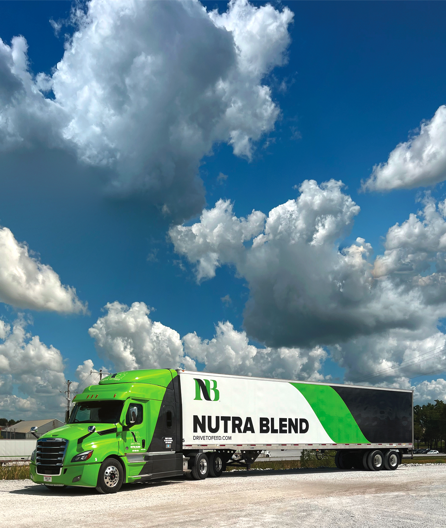 Nutra Blend truck and trailer