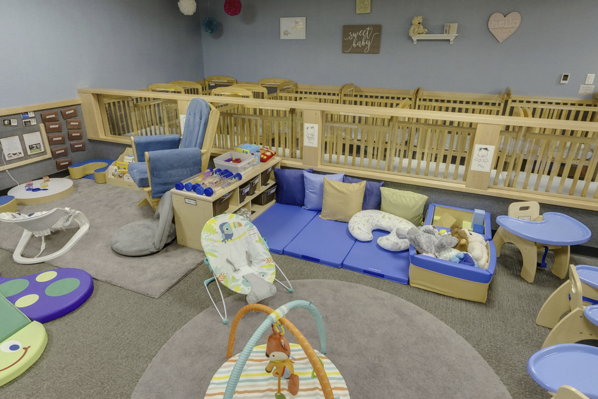 A pre-k classroom at Land O'Lakes' LOLkids facility
